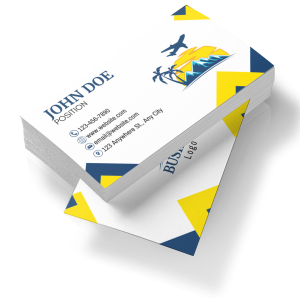Suede Business Cards